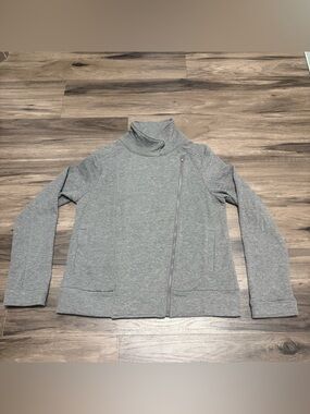 Kids Gray Zip-Front Jacket